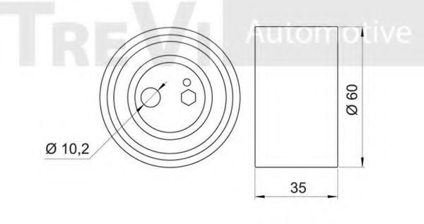 Натяжной ролик, ремень ГРМ HK S355