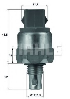 Термовыключатель, вентилятор радиатора BEHR TSW 46