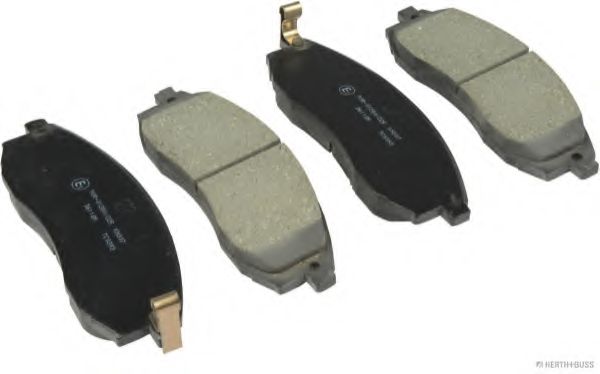 Комплект тормозных колодок, дисковый тормоз HERTH+BUSS JAKOPARTS J3605061