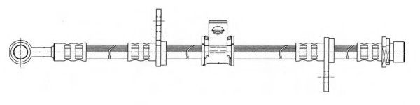 Тормозной шланг FERODO FHY3083