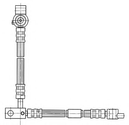 Тормозной шланг FERODO FHY3180