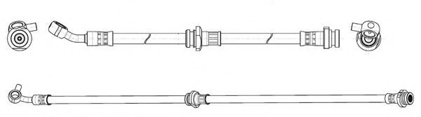 Тормозной шланг FERODO FHY3290