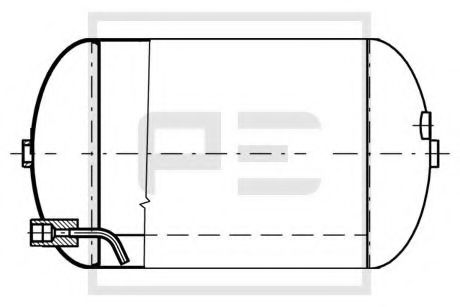 Воздушный баллон, пневматическая система PE Automotive 146.511-00A