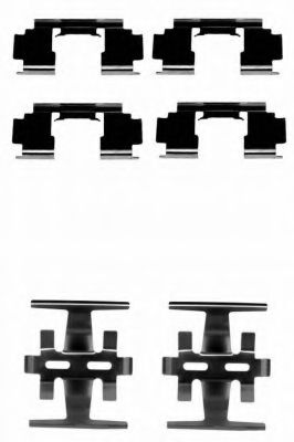 Комплектующие, колодки дискового тормоза PAGID K0027