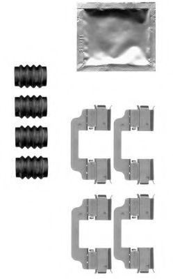 Комплектующие, колодки дискового тормоза MINTEX MBA1828