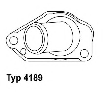 Термостат, охлаждающая жидкость WAHLER 4189.87D