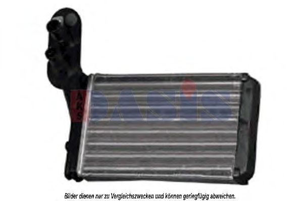 Теплообменник, отопление салона AKS DASIS VW6069