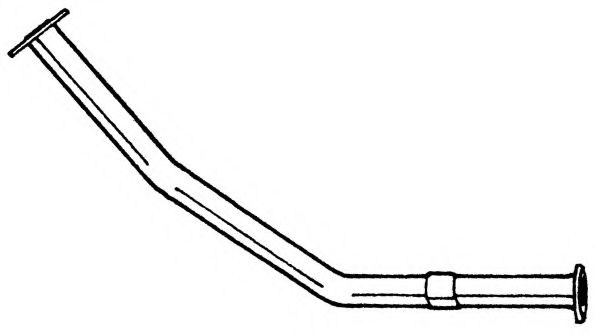 Труба выхлопного газа AKS DASIS SG21101
