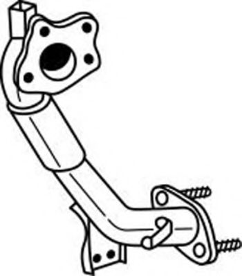 Труба выхлопного газа AKS DASIS SG34148