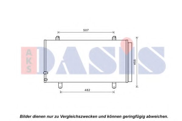 Конденсатор, кондиционер AKS DASIS 212107N