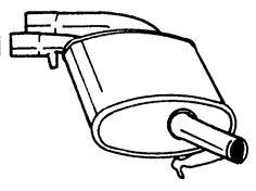Предглушитель выхлопных газов AKS DASIS SG50327