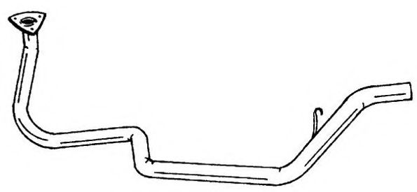 Труба выхлопного газа AKS DASIS SG50168