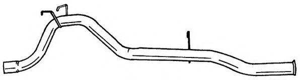 Труба выхлопного газа AKS DASIS SG40702