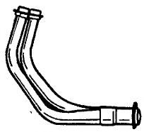 Труба выхлопного газа AKS DASIS SG38105