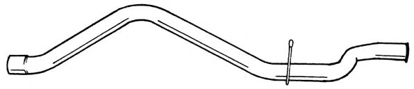 Труба выхлопного газа AKS DASIS SG25710