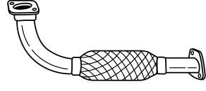 Труба выхлопного газа AKS DASIS SG25216
