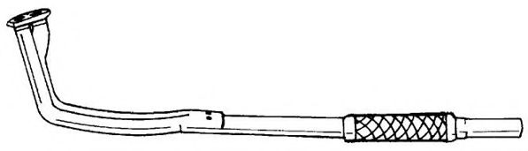 Труба выхлопного газа AKS DASIS SG16107