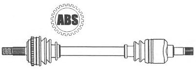 Приводной вал FARCOM 123077