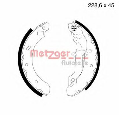 Комплект тормозных колодок METZGER MG 562