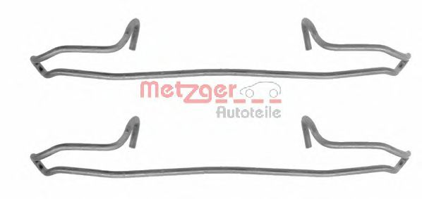 Комплектующие, колодки дискового тормоза METZGER 109-1159