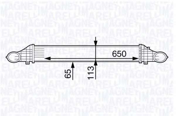 Интеркулер MAGNETI MARELLI 351319202140