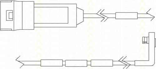 Сигнализатор, износ тормозных колодок TRISCAN 8115 24010