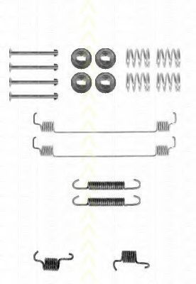 Комплектующие, тормозная колодка TRISCAN 8105 102587