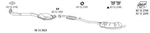 Система выпуска ОГ HJS BMW_96