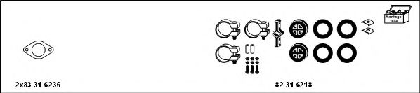Система выпуска ОГ HJS MT-Fi19