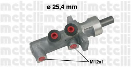 Главный тормозной цилиндр METELLI 05-0558