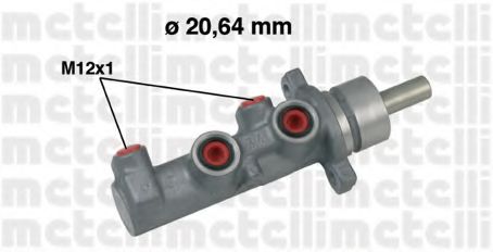 Главный тормозной цилиндр METELLI 05-0644