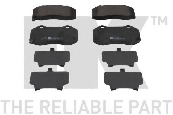 Комплект тормозных колодок, дисковый тормоз NK 223650