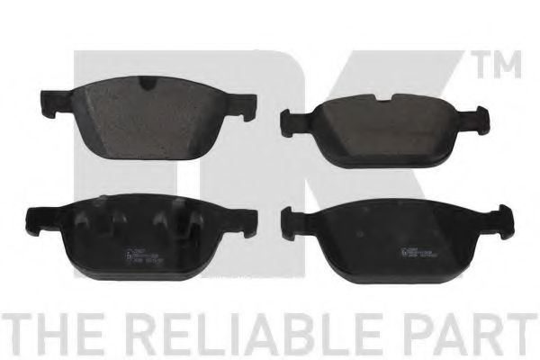 Комплект тормозных колодок, дисковый тормоз NK 224827