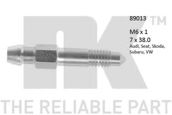 Болт воздушного клапана / вентиль NK 89013