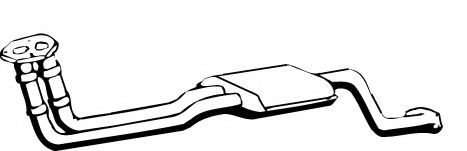 Предглушитель выхлопных газов ROSI 10752