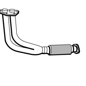 Труба выхлопного газа FONOS 19540