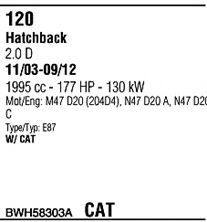 Система выпуска ОГ FONOS BWH58303A