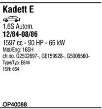 Система выпуска ОГ FONOS OP40068