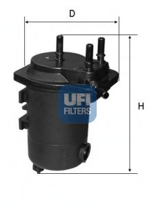 Топливный фильтр UFI 24.050.00