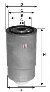 Топливный фильтр SOFIMA S 0H2O NR