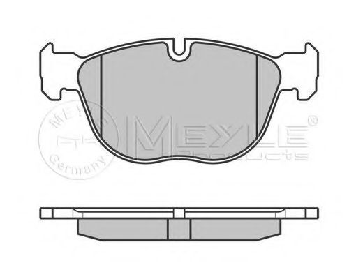 Комплект тормозных колодок, дисковый тормоз MEYLE 24170