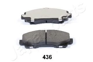 Комплект тормозных колодок, дисковый тормоз JAPANPARTS PA-436AF
