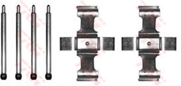 Комплектующие, колодки дискового тормоза TRW PFK167