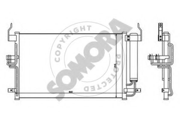 Конденсатор, кондиционер SOMORA 132260