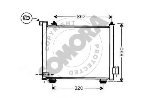 Конденсатор, кондиционер SOMORA 210160A