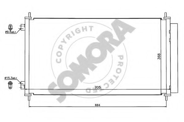 Конденсатор, кондиционер SOMORA 127360