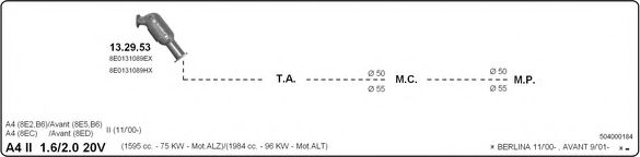 Система выпуска ОГ IMASAF 504000184