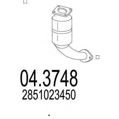 Катализатор MTS 04.3748
