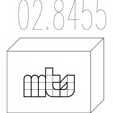 Монтажный комплект, глушитель MTS 028455
