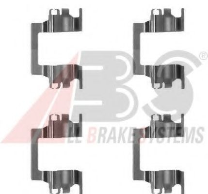 Комплектующие, колодки дискового тормоза A.B.S. 1117Q